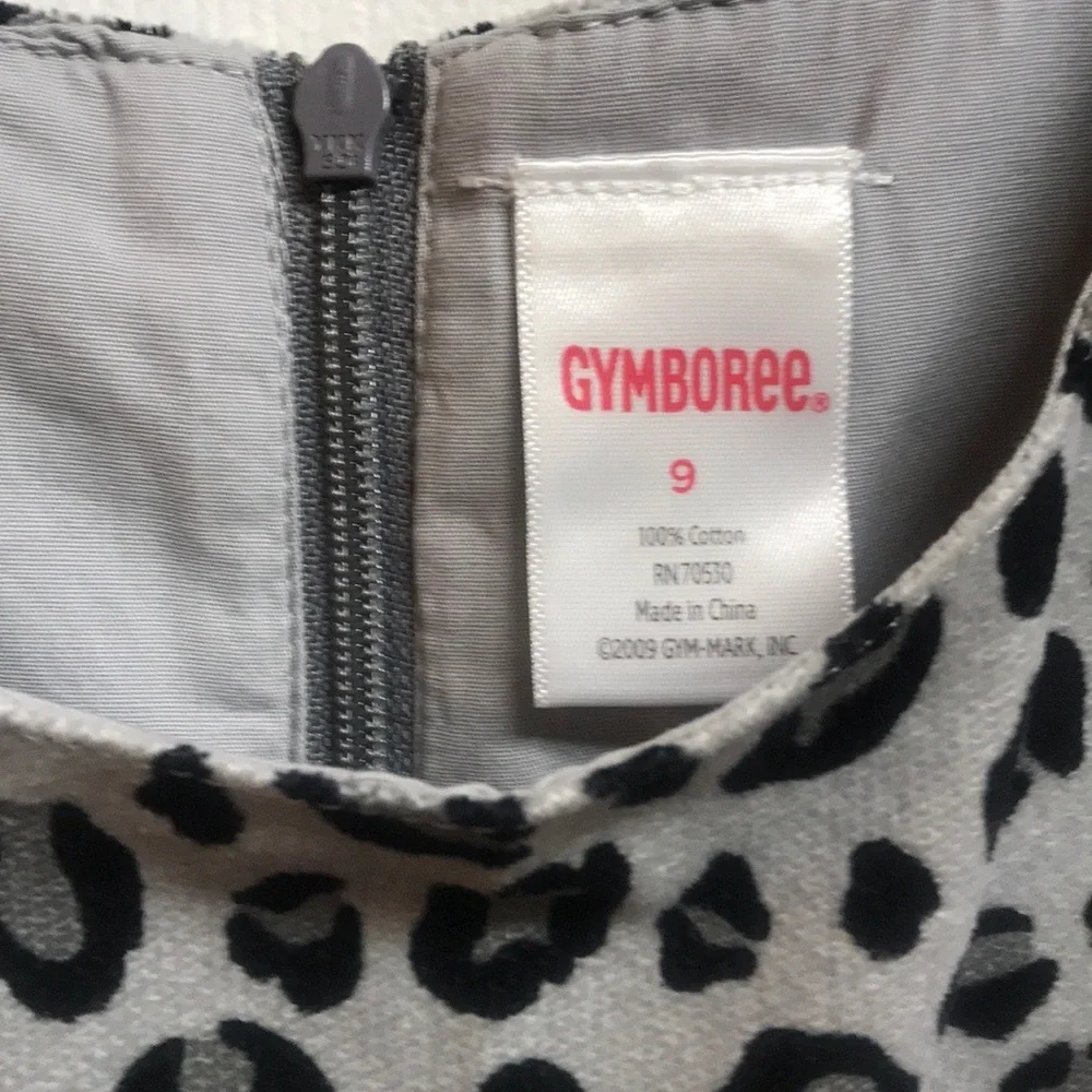 Gymboree girls size 9 leopard print dress NWT